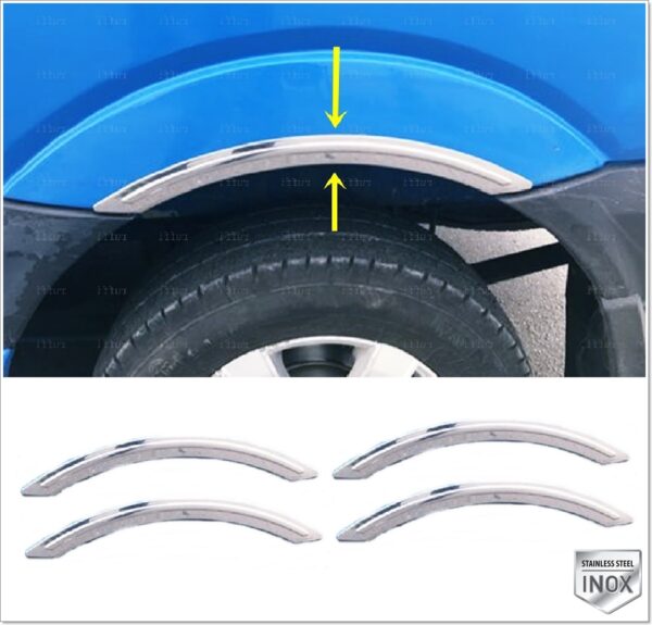 Volkswagen CRAFTER Çamurluk Nikelajı 4 pcs. P.Çelik - 3505 000088