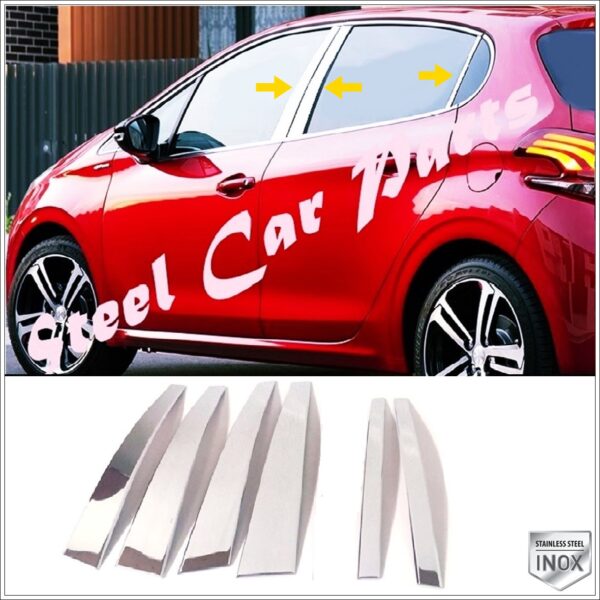 Peugeot 208 Kapı Direk Seti 6 pcs. P.Çelik - 2620 250062