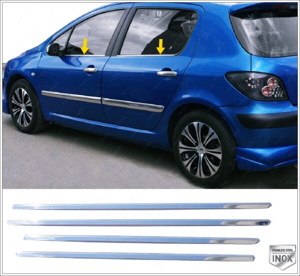 Peugeot 307 Cam Çıtası 4 Pcs. P.Çelik - 2606 500061