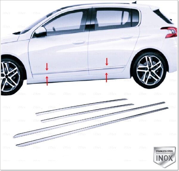 Peugeot 308  Mk2 Yan Kapı Çıtası 4 Prç. P.Çelik - 2609 900038