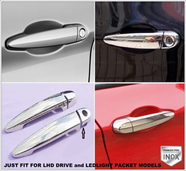 Bmw 4 Series F32 F33 COUPE Kapı Kolu 2 kapı P.Çelik (LED PAKET), 4 Series F32 F33 COUPE Door Handle Cover 2 Dr S.Steel (LED VERSION),1721100211 Kapı Kolu 2 kapı P.Çelik (LED PAKET) - 1721 100211
