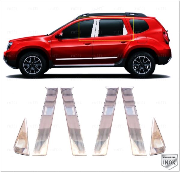 Dacia DUSTER Kapı Direği Seti 6 pcs. P.Çelik - 3101 250038