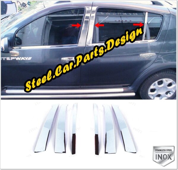 Dacia SANDERO II STEPWAY Kapı Direği Seti 6 pcs. P.Çelik - 3108 250080