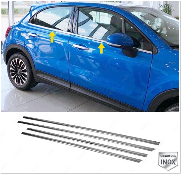 Fiat 500 X Cam Çıtası 4 Pcs. P.Çelik - 1120 500241