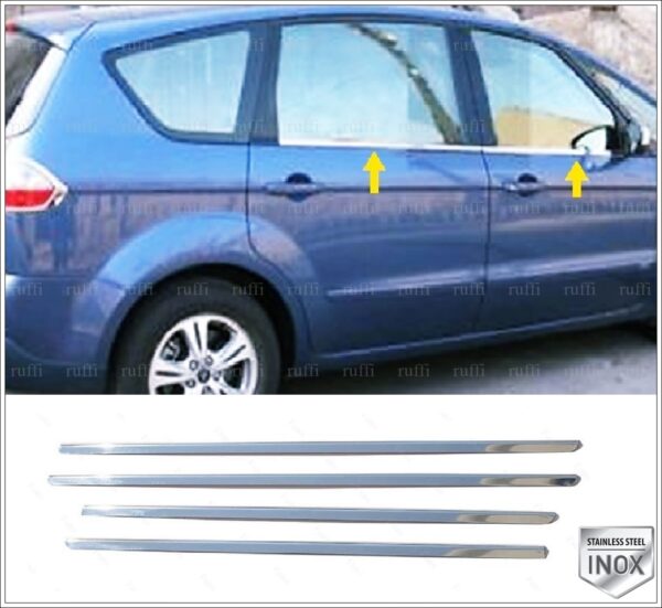 Ford S-MAX  MK1 Cam Çıtası 4 Pcs. P.Çelik - 1209 500135