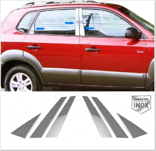 Hyundai TUCSON Kapı Direk Seti 6 pcs. P.Çelik - 1413 250026