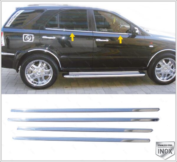Kia SORENTO Mk1 Cam Çıtası 4 Pcs. P.Çelik - 4504 500159