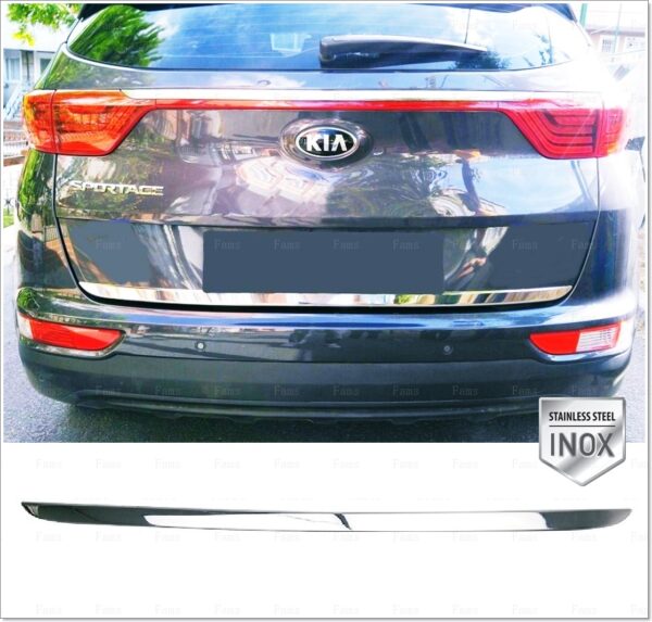 Kia SPORTAGE SL Bagaj Alt Çıtası  P.Çelik, SPORTAGE SL Under Rear Trunk Lid Cover S.Steel,4513800258 Bagaj Alt Çıtası  P.Çelik - 4513 800258