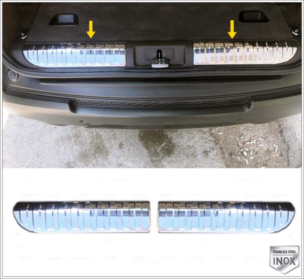 Range Rover RANGE  SPORT LW L494 Bagaj İç Eşik Koruma 2 pcs P.ÇELİK, RANGE  SPORT LW L494 Baggage Inner Sill Protector 2 pcs S.STEEL,4108120172 Bagaj İç Eşik Koruma 2 pcs P.ÇELİK - 4108 120172