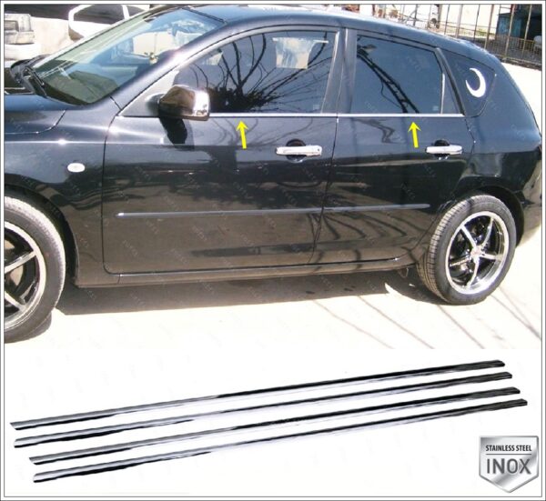 Mazda 3  Mk1 Cam Çıtası 4 Pcs. P.Çelik (HB) - 2003 500085