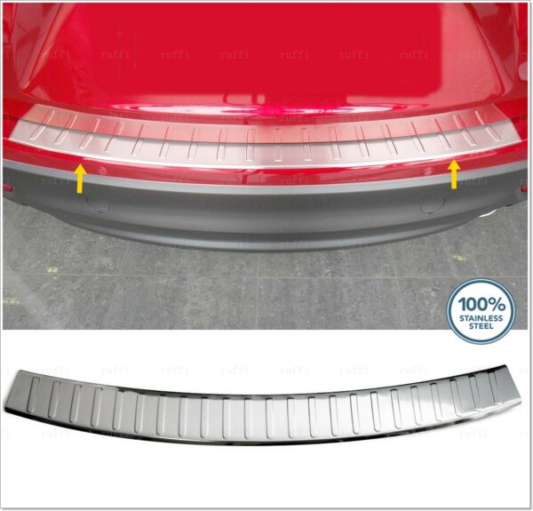 Bmw 6 Series MK3 Arka Tampon Üstü Koruma P.Çelik - SW, 6 Series MK3 Rear Bumper Sill Protector S.Steel - SW  ,2014120167 Arka Tampon Üstü Koruma P.Çelik - SW - 2014 120167