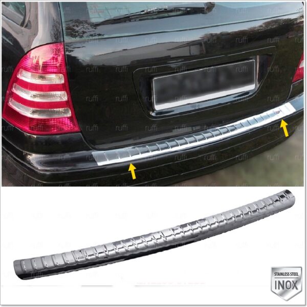 Mercedes C Class W203 Arka Tampon Üstü Koruma P.Çelik - SW - 2113 120122