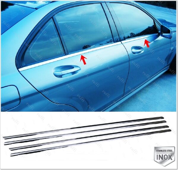 Mercedes C Class W204 Cam Çıtası 4 Pcs P.Çelik - 2126 500227