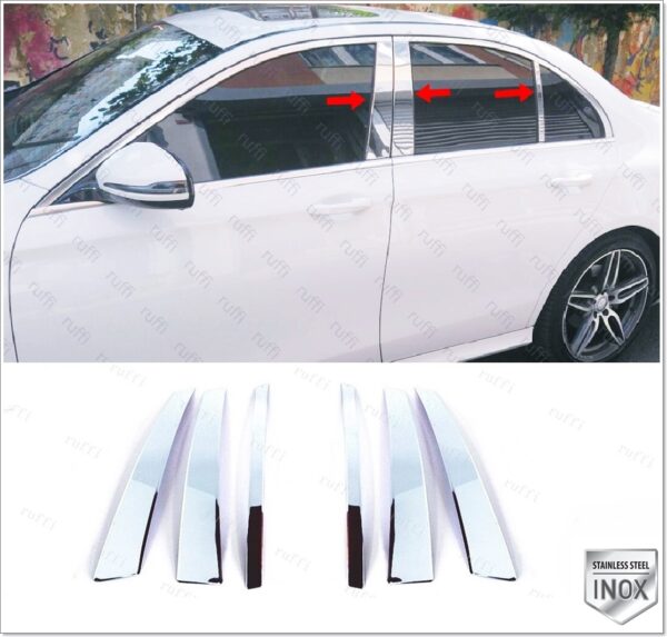 Mercedes E Class W213 Kapı Direği Seti 6 pcs. P.Çelik - 2129 250006