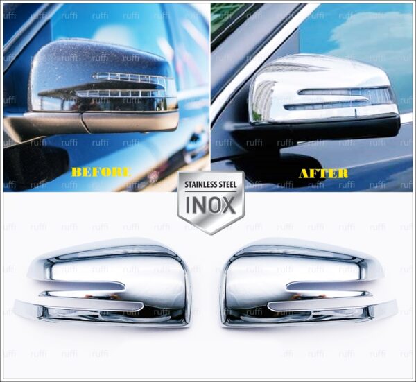 Mercedes S class W221 Ayna Kapağı 2 Prç. P.Çelik - 2140 200143