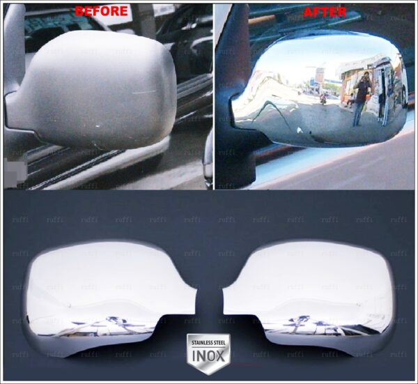 Renault KANGOO  I Ayna Kapağı 2pcs. P.Çelik - 2807 200107