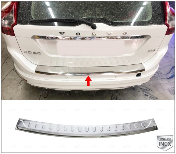 Volvo XC-60 Arka Tampon Üstü Koruma P.Çelik - 4703 120125