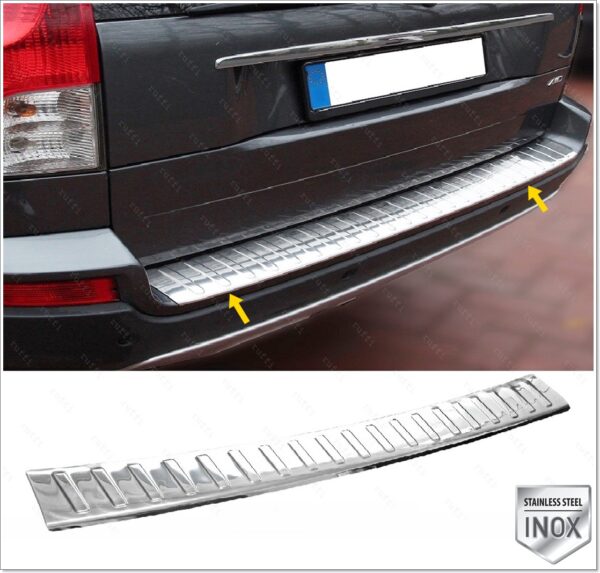 Volvo XC-90 Mk1 Arka Tampon Üstü Koruma P.Çelik - 4705 120110