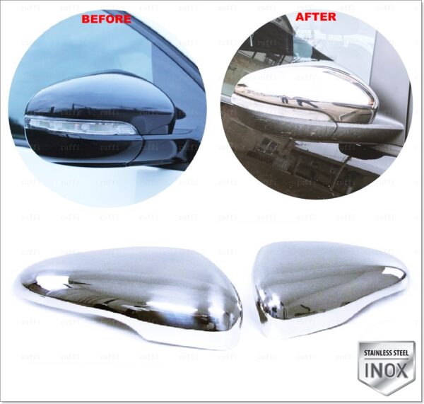 Volkswagen BEETLE Ayna Kapağı 2 pcs. P.Çelik - 3541 200051