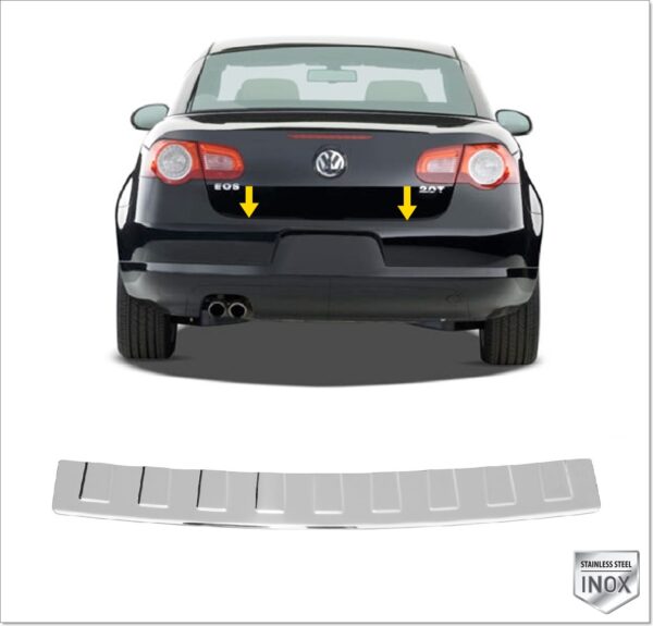 Volkswagen EOS Arka Tampon Üstü Koruma P.Çelik - 3506 120070