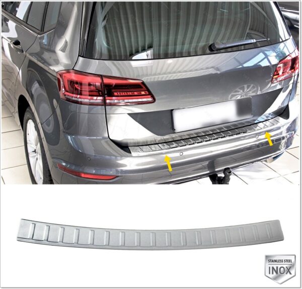 Volkswagen GOLF SPORTSVAN Arka Tampon Üstü Koruma P.Çelik - 3537 120121