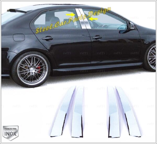 Volkswagen JETTA  III Kapı Direği Seti 4 pcs. P.Çelik - 3512 250096