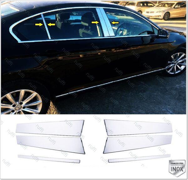 Volkswagen PASSAT  B8 Kapı Direği Seti 6 pcs. P.Çelik - 3545 250106