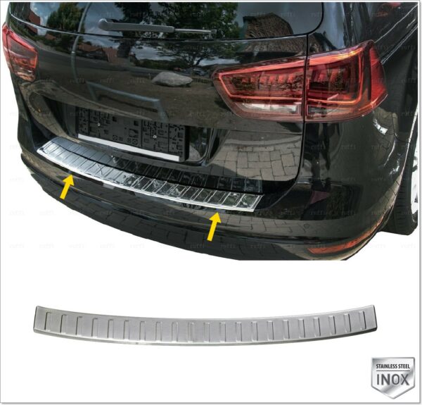 Volkswagen SHARAN  MK2 Arka Tampon Üstü Koruma P.Çelik - 3522 120067