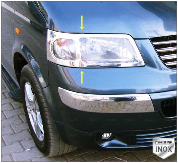 Volkswagen T5 CARAVELLE-MULTIVAN Far Çerçevesi 2pcs. P.Çelik - 3532 650020