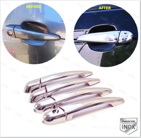 Bmw 3 Series E46 Kapı Kolu 4 kapı P.Çelik ENGLAND , 3 Series E46 Door Handle Cover 4 Doors S.Steel RHD DRIVE,1704100140 Kapı Kolu 4 kapı P.Çelik ENGLAND - 1704 100140