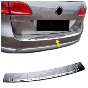 Volkswagen PASSAT  B7 VW PASSAT B7 2010-2014 Arka Tampon Üstü Koruma P.Çelik SD - 3544 120287