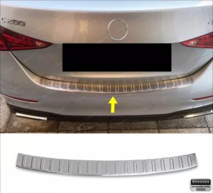 Mercedes C Class W206 MERCEDES C CLASS W206 2021> Arka Tampon Üstü Koruma P.Çelik (Taşlı) SEDAN - 2159 120244T