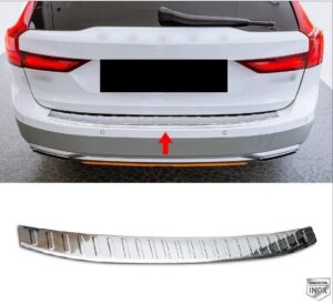 Volvo V90 MK2 VOLVO V90 2016> Arka Tampon Üstü Koruma P.Çelik - 4711 120211