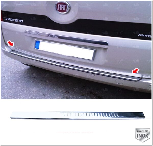Fiat FIORINO / QUBO Arka Tampon Üstü Koruma FORMLU P.Çelik - 1116 120011