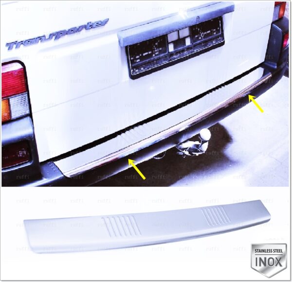 Volkswagen T4 TRANSPORTER Arka Tampon Üstü Koruma P.Çelik - 3529 120018