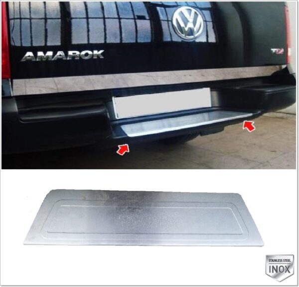 Volkswagen AMAROK Arka Tampon Üstü Koruma P.Çelik - 3539 120033