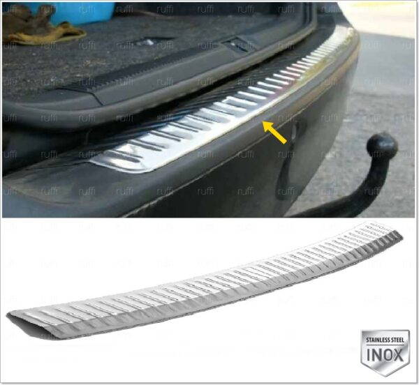 Skoda OCTAVIA MK2 Arka Tampon Üstü Koruma P.Çelik - RS COMBI - 3004 120036