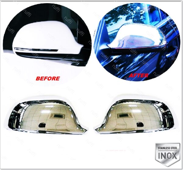 Audi A4 B8 Ayna Kapağı 2pcs. P.Çelik - 1609 200089