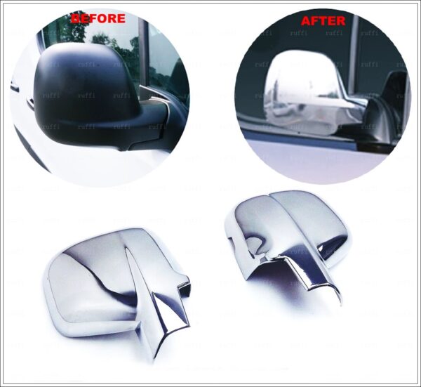 Peugeot RIFTER Ayna Kapağı 2 pcs ABS Chrom, RIFTER Mirror Cover 2 Pcs. ABS Plastic,2630200103 Ayna Kapağı 2 pcs ABS Chrom - 2630 200103