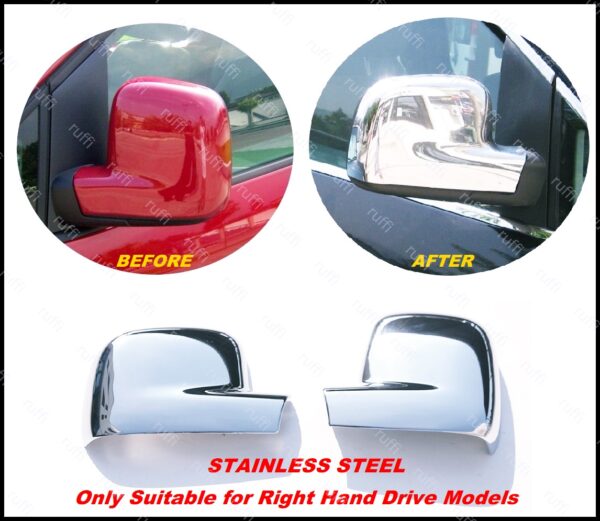 Volkswagen T5 CARAVELLE-MULTIVAN Ayna Kapağı 2 pcs. P.Çelik ENGLAND - 3532 200131