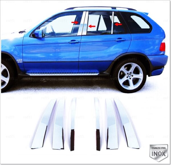 Bmw X5 E53 Kapı Direği Seti 6 pcs. P.Çelik - 1709 250084
