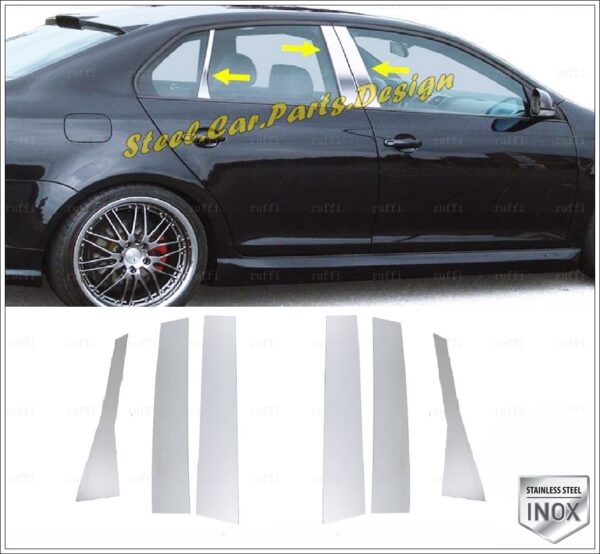 Volkswagen JETTA  III Kapı Direği Seti 6 pcs. P.Çelik - 3512 250095