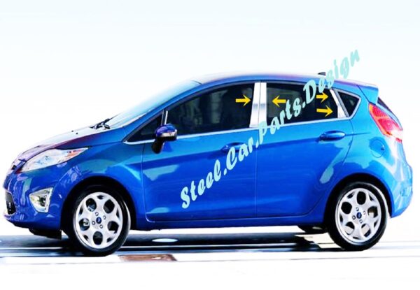 Ford FIESTA  MK6 Kapı Direği Seti 8 pcs. P.Çelik - 1216 250113