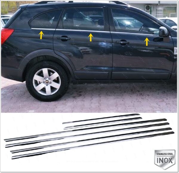 Chevrolet CAPTIVA Cam Çıtası 6 pcs P.Çelik - 1802 500011
