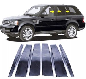 Range Rover SPORT LS RANGE ROVER SPORT LS 2005-2013 Kapı Direği Seti 6 Prç. P.Çelik (Siyah) - 4106 250056B