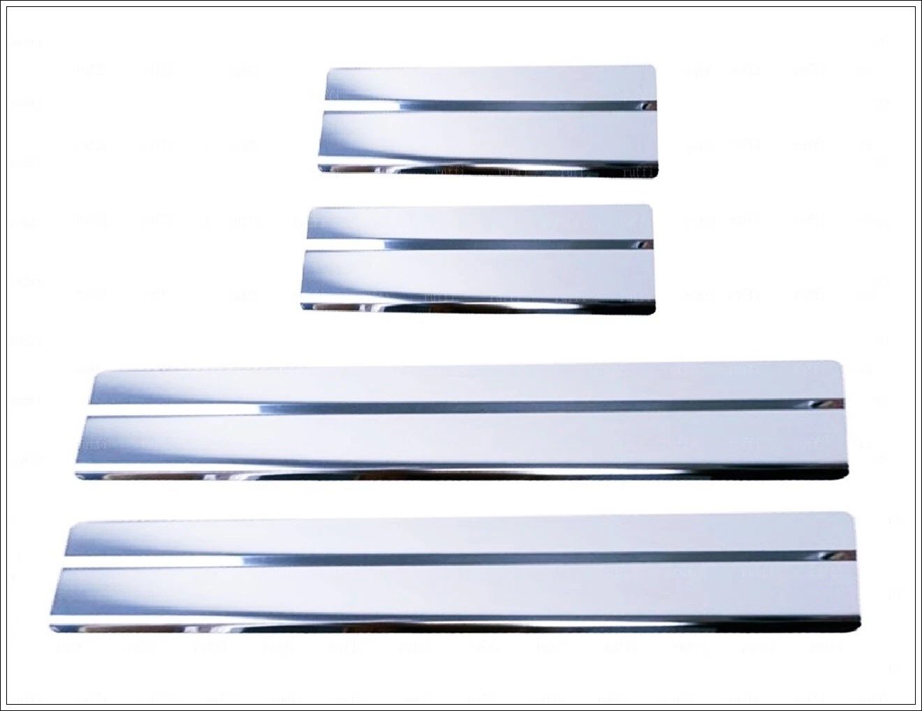 Volkswagen TIGUAN MK1 VW TIGUAN MK1 2007-2016 Kapı eşiği 4 kapı P.çelik (Taşlı) - 3523 300148T - Görsel 2