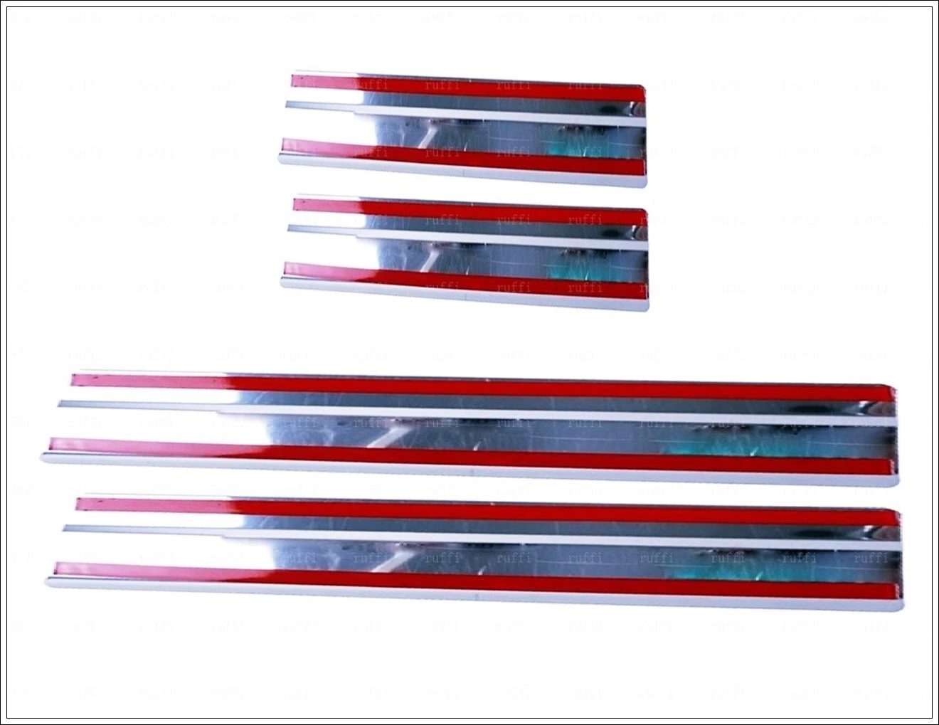 Volkswagen TIGUAN MK1 VW TIGUAN MK1 2007-2016 Kapı eşiği 4 kapı P.çelik (Taşlı) - 3523 300148T - Görsel 3