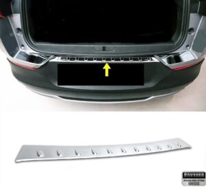 Opel GRANDLAND  X OPEL GRANDLAND X 2017> Arka Tampon Üstü Koruma 1 Prç. P.Çelik (Taşlı) - 2524 120227T