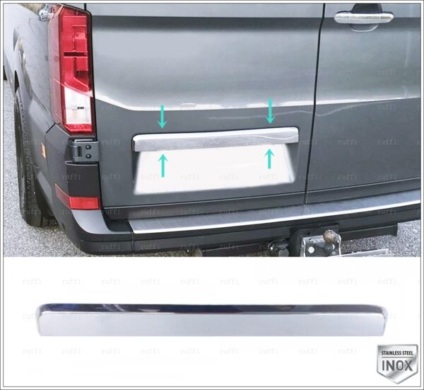 Man TGE Bagaj Çıtası P.Çelik, TGE Rear Trunk Lid Cover S. Steel,4801700071 Bagaj Çıtası P.Çelik - 4801 700071
