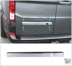 Man TGE Bagaj Çıtası P.Çelik KAMERALI, TGE Rear Trunk Lid Cover S. Steel for CAMERA,4801700072 Bagaj Çıtası P.Çelik KAMERALI - 4801 700072